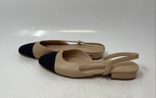 Load image into Gallery viewer, Dream Pairs Womens SDFA2415W Beige Black Leather Casual Slingback Sandals Size 6
