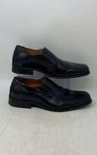 Load image into Gallery viewer, Joseph Abboud Mens Black Leather Square Toe Slip-On Loafer Shoes Size 12M
