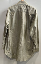Load image into Gallery viewer, Authentic Christian Dior Mens Beige Long Sleeve Pocket Dress Shirt Size 16 32/33
