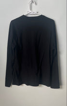 Load image into Gallery viewer, Michael Kors Mens Black Graphic Long Sleeve Crew Neck Pullover T-Shirt Size L
