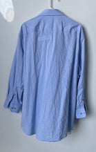 Load image into Gallery viewer, Calvin Klein Mens Steel Plus Light Blue Long Sleeve Regular Fit Dress Shirt 18
