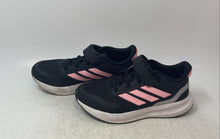 Load image into Gallery viewer, Adidas Kids Runfalcon 5 IE8580 Black Pink Lace-Up Sneaker Shoes Size 3
