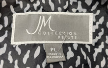 Load image into Gallery viewer, JM Collection Womens Blue Long Sleeve Hooded Utility Jacket Size PL
