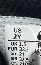 Load image into Gallery viewer, Nike Kids Air Max Nova White Red Black Low Top Hook &amp; Loop Sneaker Shoes Size 2Y

