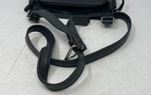 Load image into Gallery viewer, Fossil Womens Black Leather Outer Pockets Adjustable Strap Crossbody Bag
