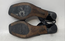 Load image into Gallery viewer, Donald J Pliner Womens Black Leather Slip-On Open Toe Slingback Heels Size 6.5M
