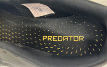 Load image into Gallery viewer, Adidas Kids Predator Club Black Low Top Soccer Cleats Size 3 No Laces
