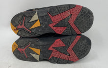 Load image into Gallery viewer, Nike Kids Jordan 7 Retro DJ2778-081 Black Red Yellow Sneaker Shoes Size 3Y
