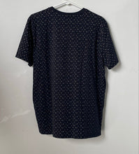 Load image into Gallery viewer, Armani Exchange Mens Blue Printed Short Sleeve Crew Neck Pullover T-Shirt Sz XL
