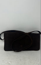 Load image into Gallery viewer, Burdines Womens Brown Suede Inner Divider Travel Small Crossbody Bag
