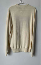 Load image into Gallery viewer, Chaps Mens Beige Long Sleeve Crew Neck Pullover Sweater Size Medium With Tag
