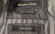 Load image into Gallery viewer, Massimo Dutti Womens Black Real Down Full-Zip Hooded Puffer Coat Jacket Size XS

