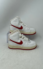 Load image into Gallery viewer, Nike Womens Air Force 1 High Sculpt DC3590-100 White Red Sneaker Shoes Size 6.5
