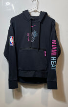 Load image into Gallery viewer, Nike Mens Black Long Sleeve Miami Heat NBA Pullover Hoodie Size Medium
