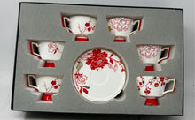 Load image into Gallery viewer, Mikasa Multicolor Moor Poppy 6 Pieces Coffee Cup And Saucer Set With Box
