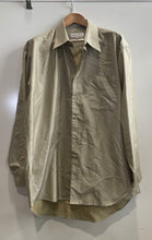 Load image into Gallery viewer, Authentic Christian Dior Mens Beige Long Sleeve Pocket Dress Shirt Size 16 32/33
