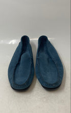 Load image into Gallery viewer, Laurent Effel Mens Blue Suede Moc Toe Slip-On Loafer Shoes Size EUR 39
