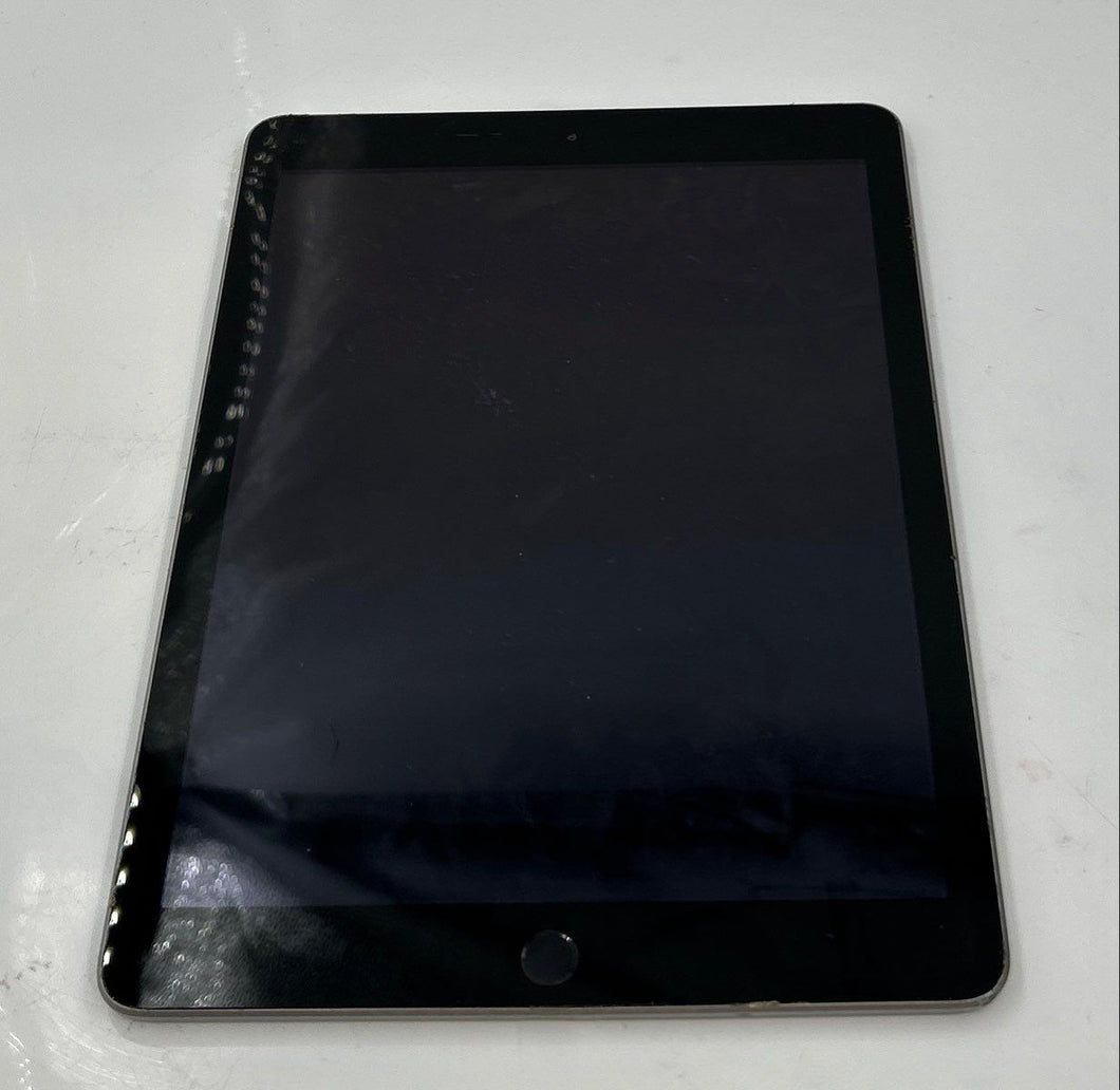 Apple iPad 5th Gen. Model A1823 Gray Tablet Nonfunctional For Parts Or Repair