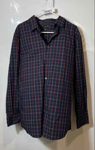 Load image into Gallery viewer, Banana Republic Mens Multicolor Plaid Print Long Sleeve Button-Up Shirt Size L
