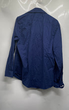 Load image into Gallery viewer, Tommy Hilfiger Mens Blue Polka Dot Long Sleeve Dress Shirt Size M 15.5 32/33
