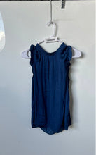 Load image into Gallery viewer, Banana Republic Womens Blue Flutter Sleeve Blouse Top Size Medium
