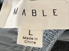 Load image into Gallery viewer, Mable Womens Gray Cotton Strapless Smocked Pullover Tube Blouse Top Size Large
