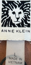 Load image into Gallery viewer, Anne Klein Womens Brown 3/4 Sleeve V-Neck Chain-Waist Wrap Dress Size L With Tag
