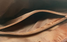 Load image into Gallery viewer, Bueno Womens Brown Croc Embossed Faux Leather Zip Top Shoulder Handbag With Tags
