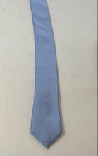 Load image into Gallery viewer, Charles Tyrwhitt Mens Blue Silk Keeper Loop Adjustable Pointed Tie
