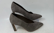 Load image into Gallery viewer, Vince Camuto Womens Ankia Gray Suede Pointed Toe Slip-On Pump Heels Size 8M
