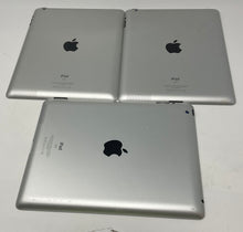 Load image into Gallery viewer, Lot Of 3 Pcs Apple iPad 3rd Gen A1416 Silver iOS Tablets Not Tested For Parts
