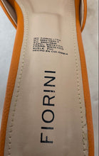 Load image into Gallery viewer, Fiorini Womens Orange Open Toe Block Heel Slip-On Mule Sandals Size 9
