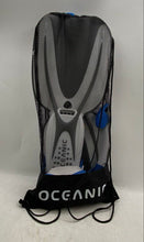Load image into Gallery viewer, Oceanic Worldwide White Gray Water Sports Equipment Snorkeling Set With Bag
