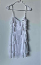 Load image into Gallery viewer, Calvin Klein Womens White Adjustable Spaghetti Strap Mini Dress Size 6
