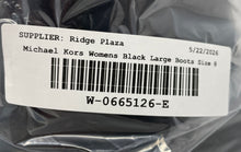 Load image into Gallery viewer, Michael Kors Womens Black Waterproof Stockard Tall Rain Boots Size 8

