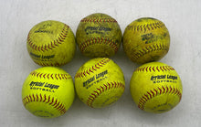Load image into Gallery viewer, Set Of 6 Pieces Worth YWCS12 Yellow Practice Official League Softball Ball 12"
