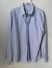 Load image into Gallery viewer, Brooks Brothers Mens White Cotton Striped Long Sleeve Button-Up Shirt Size Large
