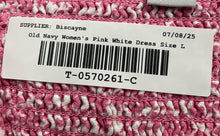 Load image into Gallery viewer, Old Navy Womens Pink White Floral Sleeveless Smocked Pullover Mini Dress Size L
