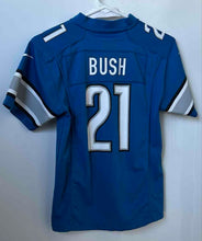 Load image into Gallery viewer, Nike Boys Blue Detroit Lions Reggie Bush #21 Football-NFL Jersey Size M
