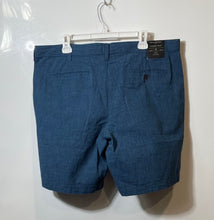 Load image into Gallery viewer, Banana Republic Mens Blue Cotton Flat Front Pockets Chambray Chino Shorts Sz 38
