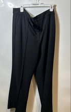 Load image into Gallery viewer, Ann Taylor Womens Black Pleated Front Belt Loops Back Pockets Dress Pants Sz 18
