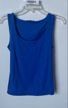 Load image into Gallery viewer, Zara Womens Blue Sleeveless Scoop Neck Pullover Blouse Top Size Small
