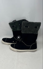 Load image into Gallery viewer, Converse Womens CT All Star Andover Hi 517429 Black Leather Snow Boots Size 8.5
