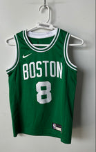 Load image into Gallery viewer, Nike Youth Green White NBA Boston Celtics Kemba Walker #8 Basketball Jersey Sz S
