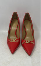 Load image into Gallery viewer, Michael Kors Womens Red Pointed Toe Slip-On Pump Heels Size 7.5M

