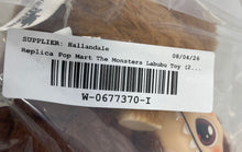 Load image into Gallery viewer, Lot Of 2 Pcs Pop Mart The Monsters Replica Brown Labubu Plush Toy Keychains
