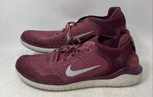 Load image into Gallery viewer, Nike Mens Free RN 2018 942836-601 Red Low Top Lace-Up Sneaker Shoes Size 13
