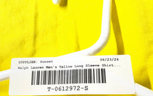 Load image into Gallery viewer, Polo Ralph Lauren Mens Yellow Cotton Long Sleeve Crew Neck Pullover T-Shirt Sz M
