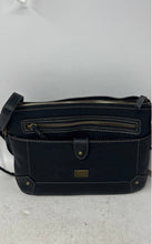 Load image into Gallery viewer, White Mountain Womens Black Leather Adjustable Strap Crossbody Bag With Tag
