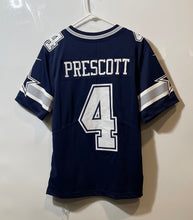 Load image into Gallery viewer, Nike Mens Blue Dallas Cowboys Dak Prescott #4 Short Sleeve NFL Jersey Size S
